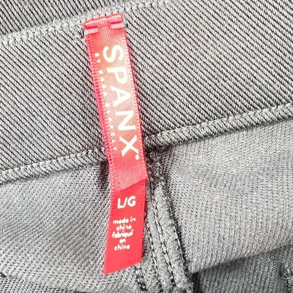 Spanx Size Large Black Jean-ish Leggings - Picture 6 of 14